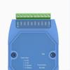 8-Channel Analog Signal Acquisition Module, 0-5 V to RS-485 Converter, Blue view 4