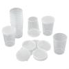 10 Transparent Plastic Measuring Cups with Lids view 3