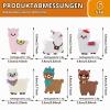 Dermalyx 6-Piece Llama Iron-On Patches for Kids view 2