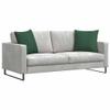 HGBNMER 2-Piece 50 x 50 cm Dark Green Corduroy Sofa Cushions view 3
