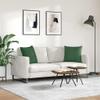HGBNMER 2-Piece 50 x 50 cm Dark Green Corduroy Sofa Cushions view 4
