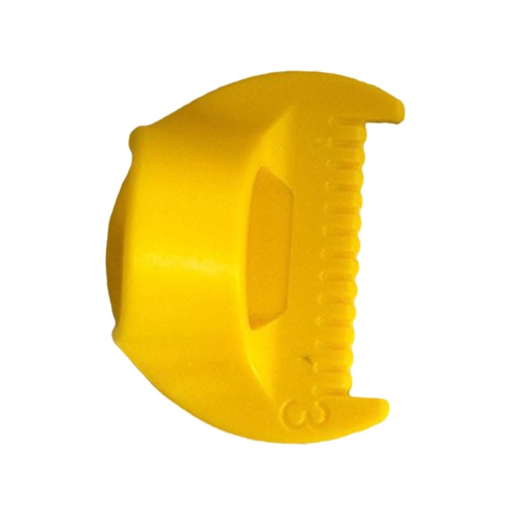 DuskHaven Edge Locking Guide, Portable Quilting Template, 3mm Yellow