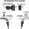 BEAZOOM 8 mm Push-In Tube Fittings for Sprinkler Systems, Matte Black, UV-Resistant, with 2 Faucet Connections view 2