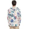 Men's Sun Protection Hoodie Rash Guard, Long Sleeve, UPF 50+, Christmas Pattern, S–XXL view 3