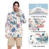 Men's Sun Protection Hoodie Rash Guard, Long Sleeve, UPF 50+, Christmas Pattern, S–XXL view 4