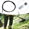 Shophubio Black Metals Throttle Cable for Honda GXV160 HRJ216 HRJ196, 51-Inch Lawn Mower Engine Cable Replacement Kit view 4