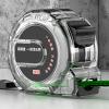 Aolidsive Stainless Steel Tape Measure, Retractable, 25 mm Wide, 7.5 m / 24.6 ft view 3