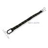 GAROZATION Adjustable Nylon and Iron Training Straps for Portable Sled Pulling, Black view 2