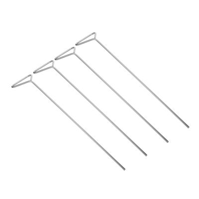 AMUSLESUR Laboratory Accessories, Reusable Lightweight Stainless Steel Cell Spreaders, 4-Piece Set