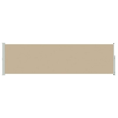 vidaXL Retractable Side Awning 160 x 500 cm Polyester Rectangular