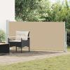 vidaXL Retractable Side Awning 160 x 500 cm Polyester Rectangular view 2