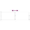 vidaXL Retractable Side Awning 160 x 500 cm Polyester Rectangular view 4