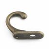 EaseSunny Antique Brass Hooks, Wall Mount, Coat Hooks, Zinc Alloy, Key Holders, 10 Pieces view 4