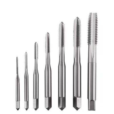 UNC Screw Machine Thread Tap Drill Bits, HSS Straight Flute, 2-56, 3-48, 4-40, 5-40, 6-32, 8-32, 10-24, 5/8-11, 3/4-10, 7/8-9, 1 Pc (10 Pcs, 3I8-16 UNC)
