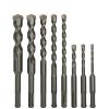 1-Piece SDS Plus Masonry and Concrete Drill Bit, YG8 Carbide Tip, 110/160/210/260/300/310/350/400/450 mm (12 × 160 mm, 10 pcs) view 1
