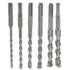 1-Piece SDS Plus Masonry and Concrete Drill Bit, YG8 Carbide Tip, 110/160/210/260/300/310/350/400/450 mm (12 × 160 mm, 10 pcs) view 4