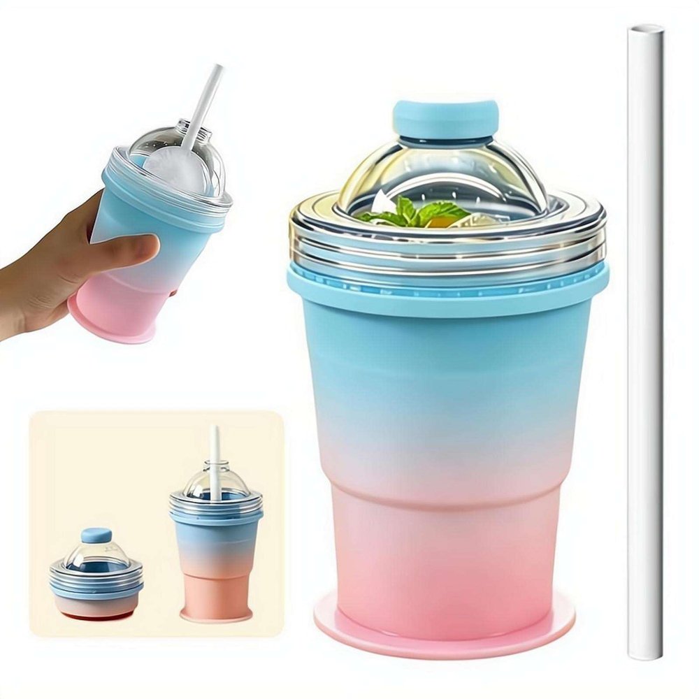 2-in-1 Foldable Silicone Ice Ball Maker