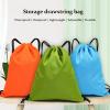 2-Pack Waterproof Oxford Drawstring Bags for Sports & Travel, White, 34 × 43 cm view 3