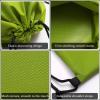 2-Pack Waterproof Oxford Drawstring Bags for Sports & Travel, White, 34 × 43 cm view 4