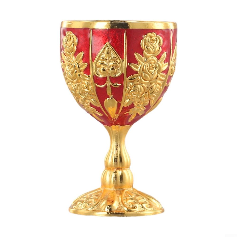 Retro Metal Wine Glass, 30 ml