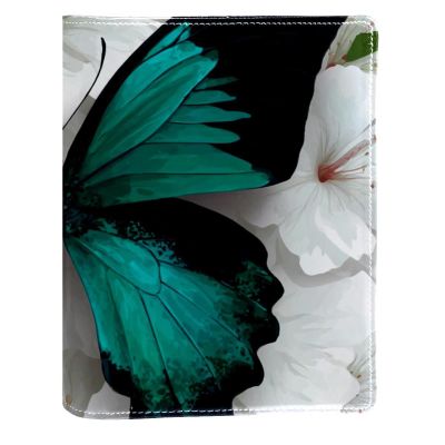 Butterfly Reusable PU Leather Book Cover for A5 Notebooks