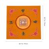 OFFIGAM Square Non-Slip Mahjong Mat, Yellow, Quiet view 2