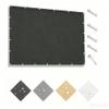 AUWUUA Balcony Privacy Screen 100 x 500 cm, Anthracite, UV Protection and Windbreak with Cable Ties view 1