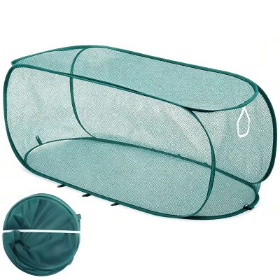 Small Pop-Up Tomato Greenhouse, UV-Resistant, Green, 120 x 45 x 45 cm