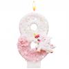 Unicorn Birthday Candle 8 view 1