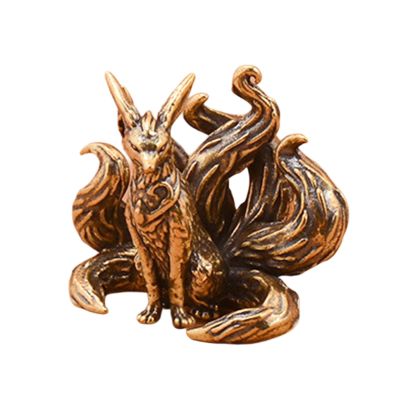 Brass Animal Statue - Vintage Mini Decor Figurine