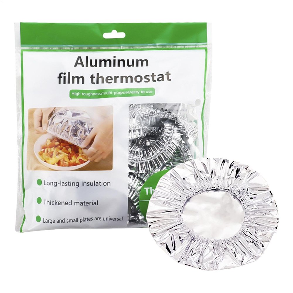 Aluminum Foil Food Covers - 10pcs