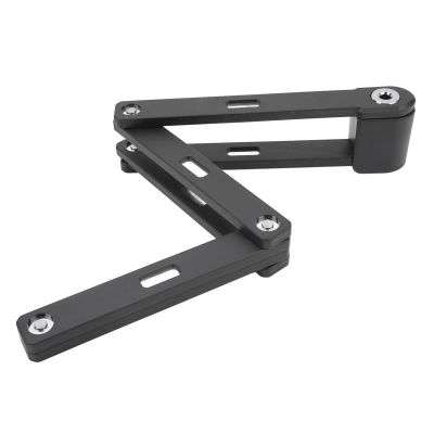 Julihai Folding Bike Lock, 6-Section Design, Alloy Steel, Black