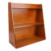 XUMIUZIY Rustic Wooden Desktop Organizer, Decorative Jewelry Shelf, 39.9 x 16.5 x 33.2 cm view 2