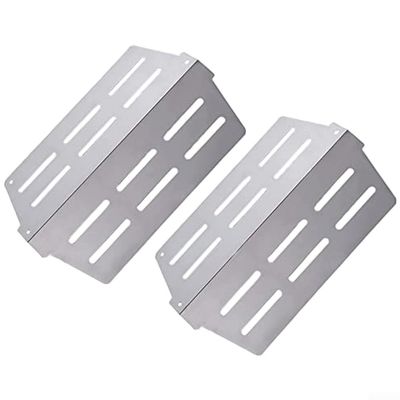 BEAZOOM 2-Piece Stainless Steel Heat Shields for Weber Genesis 300 Series E-310/E-320/E-330, Replaces 65505, 7622, 62756