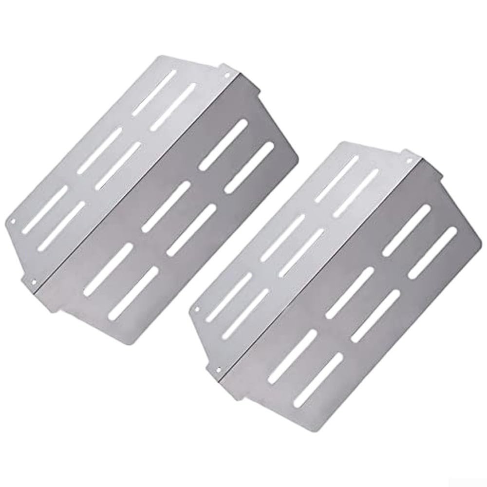 BEAZOOM 2-Piece Stainless Steel Heat Shields for Weber Genesis 300 Series E-310/E-320/E-330, Replaces 65505, 7622, 62756