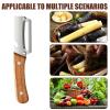 2-in-1 Vegetable Peeler with Wooden Handle view 4