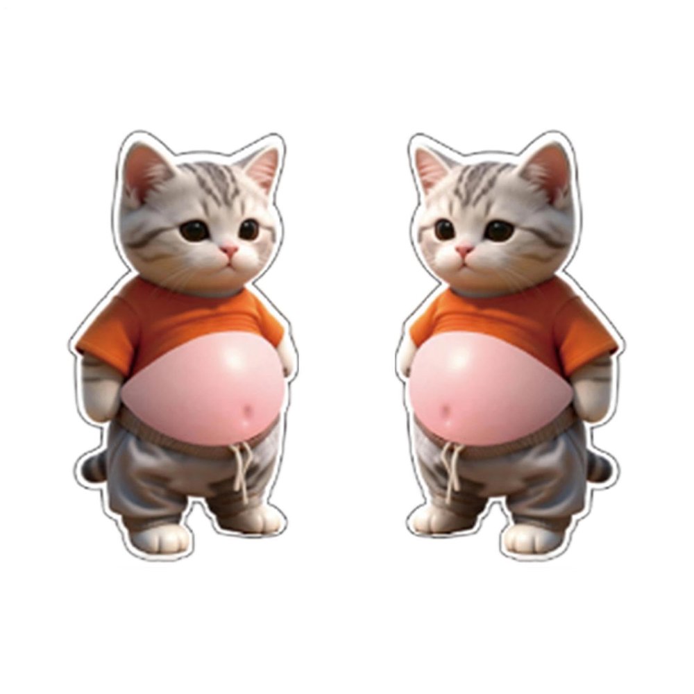 Adorable Silicone Sticker Sculpture Set