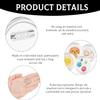 10 DIY Transparent Pin Buttons, 44mm Acrylic view 3