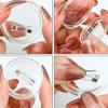 10 DIY Transparent Pin Buttons, 44mm Acrylic view 4