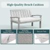 Generic Outdoor Bench Cushion, Water-Resistant, Sky Blue, 100 x 60 x 3 cm view 4