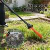 21V 550W Cordless Electric Cultivator, 2,500 RPM, Long Handle, 2-Hour Runtime, 30 mm Working Depth, for Vegetable and Flower Beds, Weeding and Soil Cultivation (2 Batteries) view 2