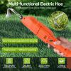 21V 550W Cordless Electric Cultivator, 2,500 RPM, Long Handle, 2-Hour Runtime, 30 mm Working Depth, for Vegetable and Flower Beds, Weeding and Soil Cultivation (2 Batteries) view 3