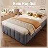 KIKZREN Bubble Bed 90 x 200 cm with Storage, Gray view 4