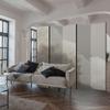 LUMASOUL Folding Room Divider, Single-Sided Print, 225 x 172 cm, Natural view 2