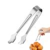 Professional Food Tongs - Silver Serving Tool view 1