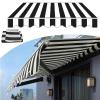 Replacement Fabric for Retractable Patio Awning, Waterproof Polyester Canvas, 3.6 x 3 m view 1