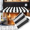 Replacement Fabric for Retractable Patio Awning, Waterproof Polyester Canvas, 3.6 x 3 m view 2