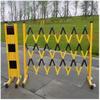 Portable Extendable Safety Barrier with Wheels, 1.2 m x 8 m view 2