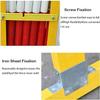 Portable Extendable Safety Barrier with Wheels, 1.2 m x 8 m view 4