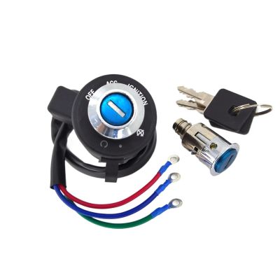 Motorcycle Ignition Switch for Harley Sportster XL 883/1200, 1995–2003, with 2 Keys